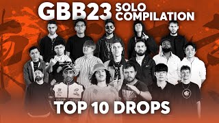 TOP 10 DROPS 🔊🔥 Solo  GRAND BEATBOX BATTLE 2023 WORLD LEAGUE [upl. by Kensell342]