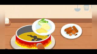 Little Babies fun play and Learning cartoon Chinese recipe kids Learning video [upl. by Yeblehs]