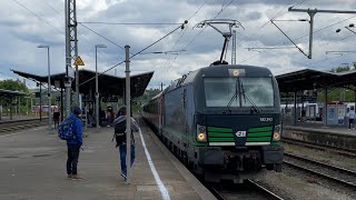 Im UPLEX IRE200 von Plochingen nach Ulm Hbf mit Vollgas 200 kmh amp kurzzeitig offenem Fenster [upl. by Noemys]