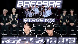 BTS방탄소년단 BAEPSAE뱁새 stage mix quotLive up the ones NAME  그들은 항상 이름값을 하죠  REACTION  SUB [upl. by Olihs96]