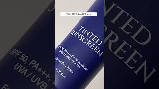 Tinted Sunscreen  Sun Protection  UVA  Beauty Tips  SPF Protection  SkinCare Routine [upl. by Eramat]