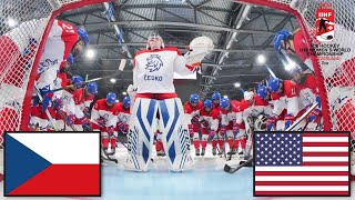 ČESKO VS USA FINÁLE MISTROVSTVÍ SVĚTA ŽEN U18 2024 [upl. by Ennaimaj]