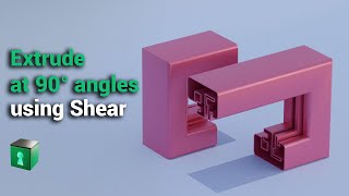 Blender Secrets  Modeling Windows with the Shear Function [upl. by Eilrahc481]