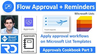 Power Automate flow Approval Reminders with Microsoft Lists [upl. by Anitsej]