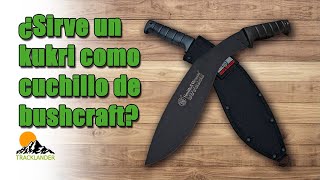 ¿Sirve un kukri como cuchillo de bushcraft [upl. by Thalia]