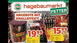 Hagebaumarkt Feuerwerksprospekt 201819 [upl. by Nedyah]