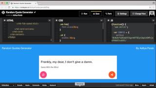 How to move your code from codepen to your local machine [upl. by Laekim141]