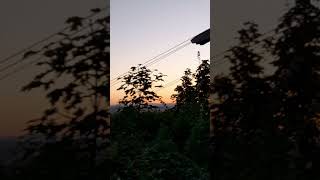 Seilbahn bei Sonnenuntergang festung sunset cablecar [upl. by Scrivings]