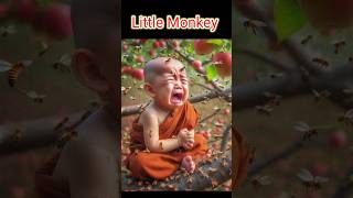 Little monk 😚🫣funny shorts youtubeshorts itzsubhoedit [upl. by Ahsinoj563]