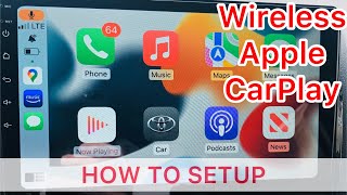 Wireless Apple CarPlay setup on Android Radio via Zlink [upl. by Aikrehs]