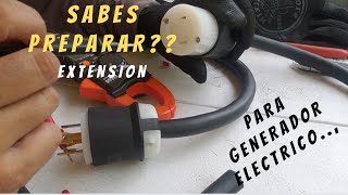 Como Hacer Extension Para Generador Electrico Instalar En Casa [upl. by Haroldson]