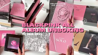 ♡♡quotASMR UNBOXINGquot BLACKPINK 블랙핑크 all album♡ [upl. by Freberg]