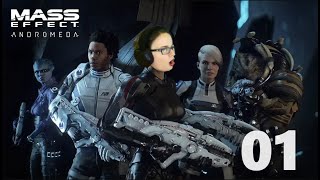 Mass Effect Andromeda Playthrough Pt 01 [upl. by Ellehsyt803]