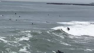 Surfing Ocean Beach Pier— San Diego CA [upl. by Sutsuj]