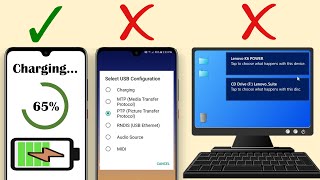 USB options NOT showing in android when connected to PC but phone charges [upl. by Latterll]