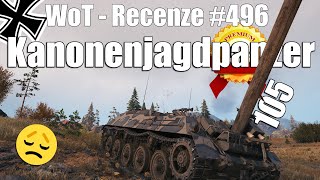 World of Tanks  Kanonenjagdpanzer 105 Recenze 496 [upl. by Leay]