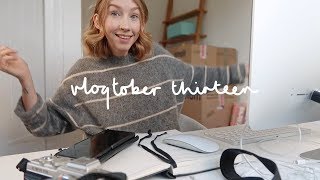 OFFICIALLY MOVED IN amp THERAPY SO FAR  VLOGTOBER [upl. by Northrup]