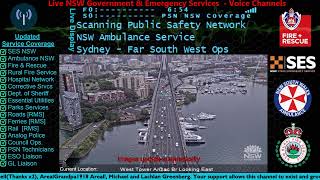 12112024 Sydney amp NSW  PSN Emergency Services Voice Communications [upl. by Ayor846]