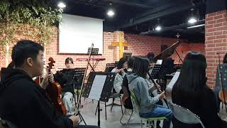 2023 Secondary Thanksgiving Festival quotMoon Riverquot  Middle school Orchestra [upl. by Lien]