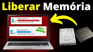 Como Liberar Memória no PC 2024 ARQUIVOS INÚTEIS QUALQUER PC [upl. by Dominica]