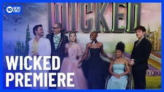 Ariana Grande amp Cynthia Erivo Stun Australia At ‘Wicked’ Premiere  10 News First [upl. by Alberic823]