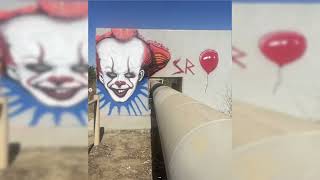 Horror icon murals have been seen in the SCV Local residents embrace it but the city Disagrees [upl. by Martin]