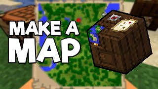 How to Make a Map in Minecraft 1163 [upl. by Htrow]