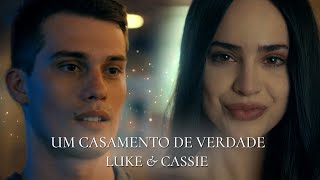 Luke amp Cassie  Um Casamento de Verdade Continência ao Amor  Purple Hearts NETFLIX [upl. by Aihsem]