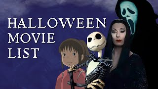 Top 30 Halloween Movie Recommendations  Not Scary Scary amp Really Scary Films [upl. by Alleuqcaj]