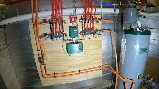 Installing a low cost under floor radiant heat system in my house [upl. by Anrak]