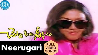 Chettu Kinda Pleader Movie  Neerugari Pari Video Song  Rajendra Prasad  Urvashi  Ilaiyaraaja [upl. by Eldoree787]