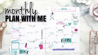 December MONTLY Plan With Me  PRE PLANNING Your Stickers Method  At Home With Quita [upl. by Elexa]