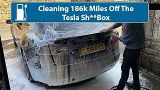 Tesla Model S  5 Day Clean Of A High Mile ExCompany Car [upl. by Ainehta500]