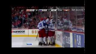 IIHF WJC 2012 1\2 КанадаРоссия 56 комментатор Розанов [upl. by Nylecyoj]