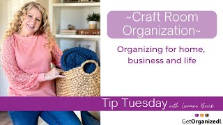 Craft Room Organization  Making Space for Your Crafting Needs [upl. by Kalli]