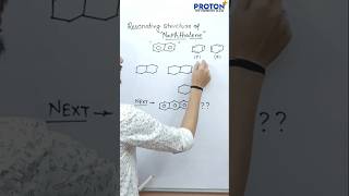 Resonating structure of Naphthalene Shorts chemistry shorttrick [upl. by Llerat]