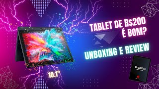 Tablet Barato Pritom Tron Pad M10 Review Completa [upl. by Shumway354]