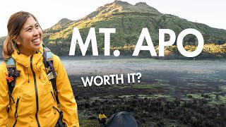 IS MT APO FOR EVERYONE Hiking the Philippines HIGHEST Mountain [upl. by Broderic]