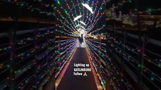 GATLINBURG TN Christmas lights Skybridge [upl. by Viafore200]