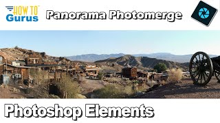 How to Make a Photoshop Elements Panorama Photomerge Tutorial [upl. by Wiseman593]