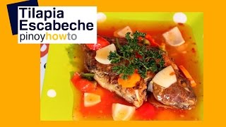 Fish Recipes How to make Escabechena Tilapia Pinoy How To [upl. by Leumek]