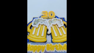 beer Shaker Cake Topper [upl. by Attenyt]