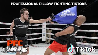 15 Wildest Professional Pillow Fighting TikToks [upl. by Nylsor]