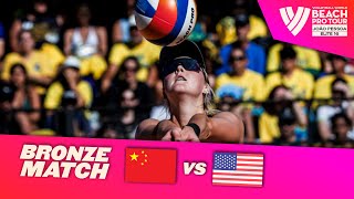 XueX Y Xia vs NussKloth  Bronze Match Highlights  João Pessoa 2023 BeachProTour [upl. by Fineberg]