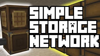 Simple storage network  Better Minecraft Plus [upl. by Guild250]