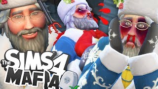 MURDERING SANTA  The Sims 4 Mafia Rags to Riches Legacy Ep17 [upl. by Nylirehc]