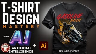 Tshirt design course free  Design Using Artificial Intelligence [upl. by Lipinski]