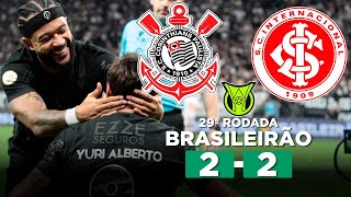 CORINTHIANS E INTER EMPATAM EM NOITE DE YURI ALBERTO CORINTHIANS 2 x 2 INTERNACIONAL  Narração [upl. by Diver]