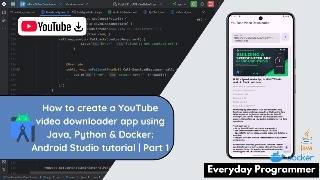 How to build your own YouTube Video Downloader App in Android Studio [upl. by Dorise]