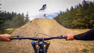 DOWNHILL BIKE TESTING WITH ALL THE PRO RIDERS [upl. by Nwahsyt877]